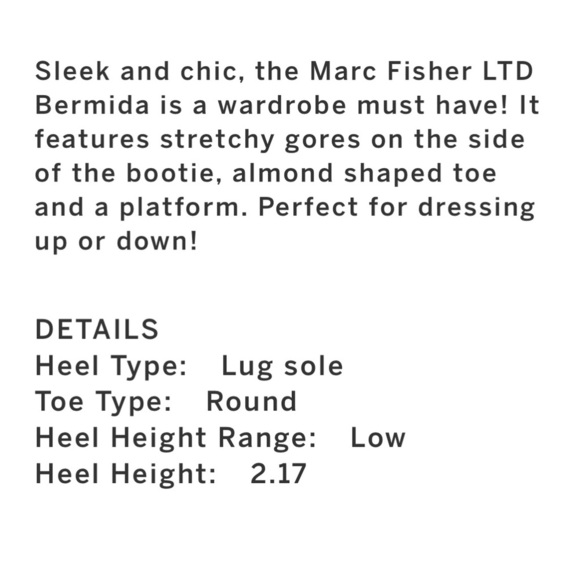 MARC FISHER BERMUDA LUG PLATFORM WHITE BOOTS STRETCHY PULL ON NEW NO TAGS 8.5 - Picture 5 of 14